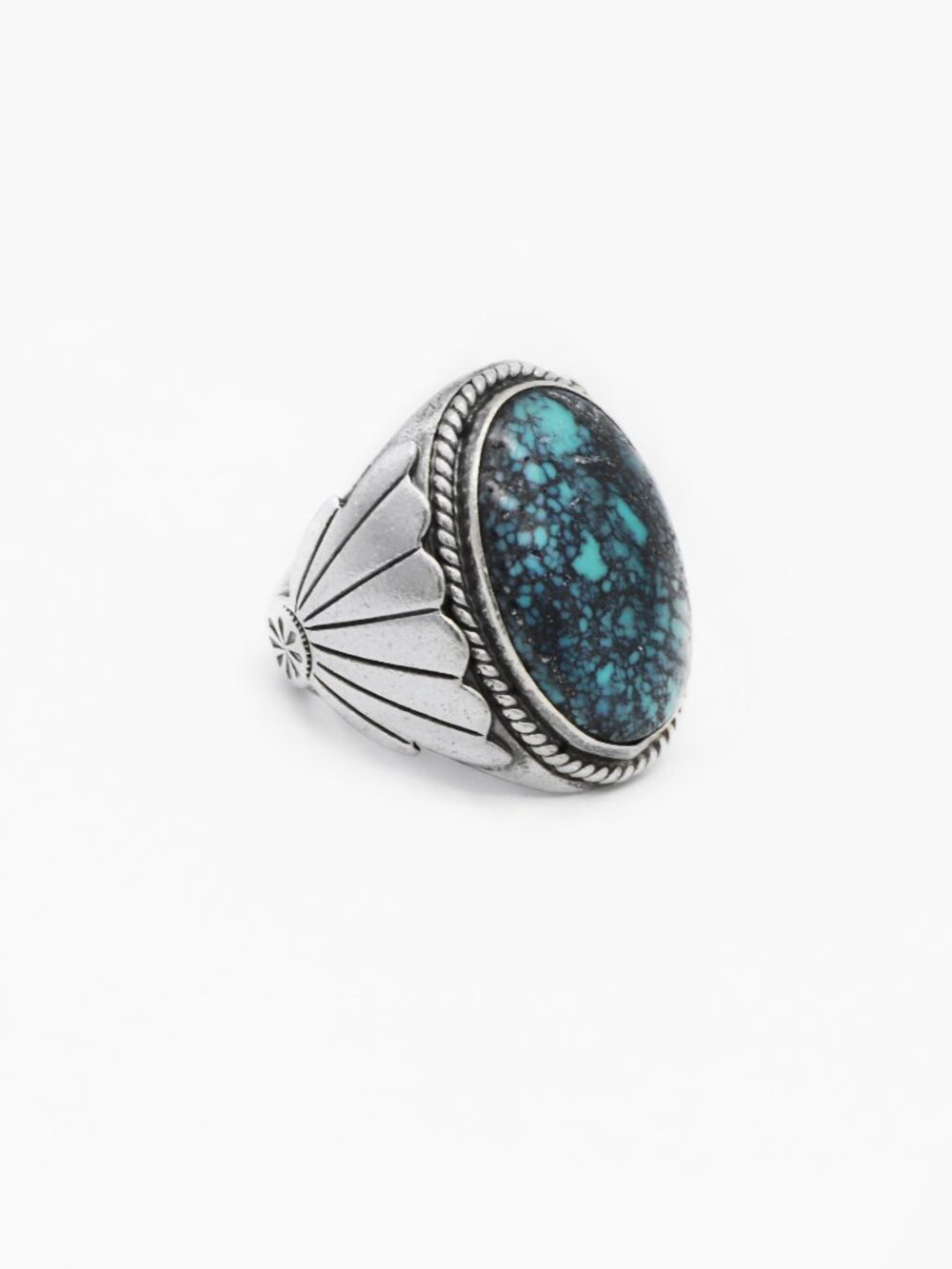 Native American Sterling Silver Turquoise Ring